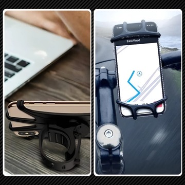 ПРОЧНЫЙ ВЕЛОСИПЕДНЫЙ ДЕРЖАТЕЛЬ ДЛЯ ТЕЛЕФОНА, ВЕЛОСИПЕДНОГО РУЛЯ, СИЛИКОНОВЫЙ, РЕГУЛИРУЕМЫЙ