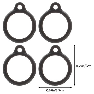 Пенал, кольцо-антипотеря, силиконовое кольцо, темляк, 50 шт.