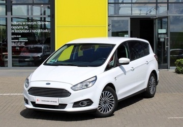 Ford S-Max II Van 2.0 EcoBlue 150KM 2019 Ford S-Max 2.0 EcoBlue 150KM Titanium AT8 Pakiet Winter SerwisASO SalonPL, zdjęcie 1