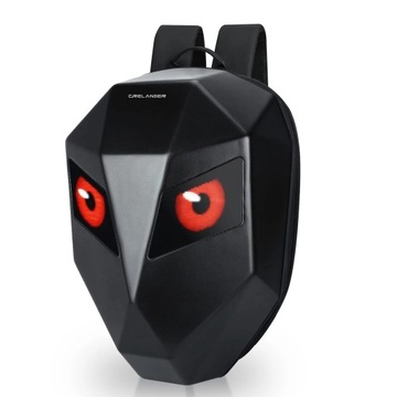 CRELANDER Led plecak motocyklowy, wodoodporny, przedłużenie kasku - Różowy