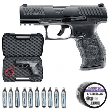 WALTHER PPQ M2 T4E .43 PISTOLET NA KULE GUMOWE +100 KUL +10 CO2 ZESTAW