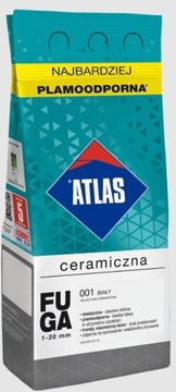 Fuga Ceramiczna 001 Biała - 2kg ATLAS