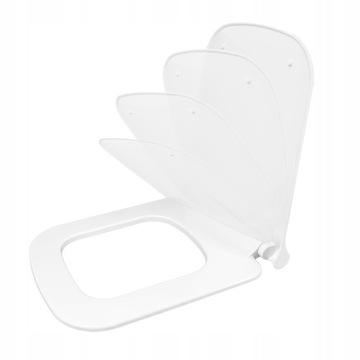 СИДЕНЬЕ ДЛЯ УНИТАЗА D6 SLIM МЕДЛЕННО ЗАКРЫВАЮЩЕЕСЯ, УНИВЕРСАЛЬНОЕ