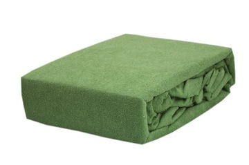 Prześcieradło frotte z gumką rozmiar 160x200 mięta