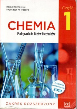 CHEMIA 1 ZAKRES ROZSZERZONY PAZDRO