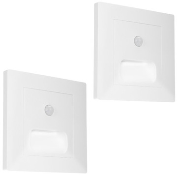 2xLAMPKI SCHODOWE Z CZUJNIKIEM RUCHU PUSZKA 230V