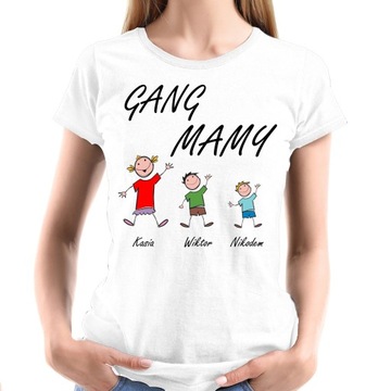 KOSZULKA NA DZIEŃ MATKI PREZENT GANG MAMY KOSZULKI PREZENT S