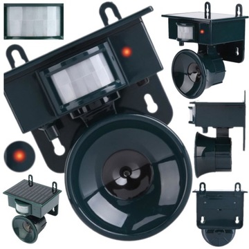 ВОДОНЕПРОНИЦАЕМЫЙ УЛЬТРАЗВУКОВОЙ СОЛНЕЧНЫЙ ОТПУСКАТЕЛЬ ПТИЦ И ЖИВОТНЫХ ГОЛУБЕЙ