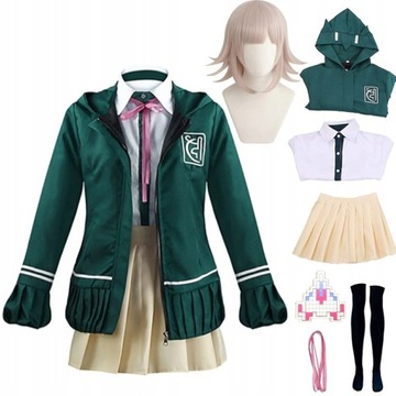 Cosplay Anime Danganronpa Chiaki Nanami Peruka