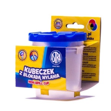 Чашка для промывки кистей Astrino Astra с защитой от пролития