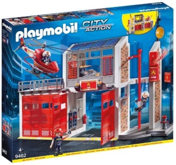 PLAYMOBIL CITY ACTION 9462 DUŻA REMIZA STRAŻACKA