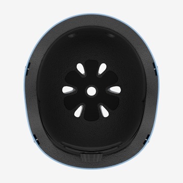 Kask Rowerowy Dziecięcy Tulano NIEBIESKI LEKKI REGULOWANY 48–52 cm ODBLASK
