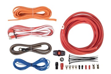 Zestaw Kabli Przewody do montażu wzmacniacza RCA 5M 21mm2 VIBE CL4AWKT-V7