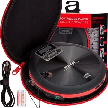 ПОРТАТИВНЫЙ CD-ПЛЕЕР DISCMAN AIWA PCD-810RD + КОРПУС И БАТАРЕИ