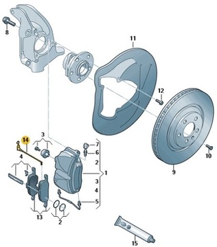 Датчик износа тормозных колодок