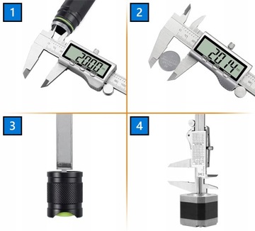 ТОЧНЫЙ ЭЛЕКТРОННЫЙ ШТАНВЕРМОН ИЗ НЕРЖАВЕЮЩЕЙ СТАЛИ, ЦИФРОВОЙ, 0-150 мм + КОРПУС