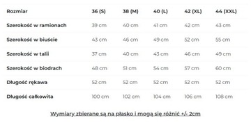 SUKIENKA DAMSKA LETNIA CODZIENNA TRAPEZOWA Z WIĄZANIEM CHABROWA 42 XL