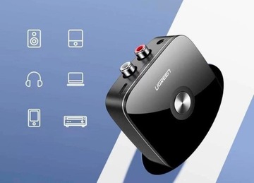 АДАПТЕР UGREEN RECEIVER BLUETOOTH MINI JACK 3,5 мм, 2 RCA + КАБЕЛЬ