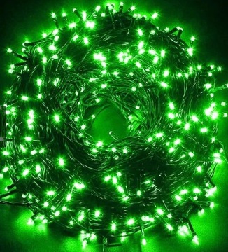 Елочные гирлянды 200LED Зеленый программатор 15м
