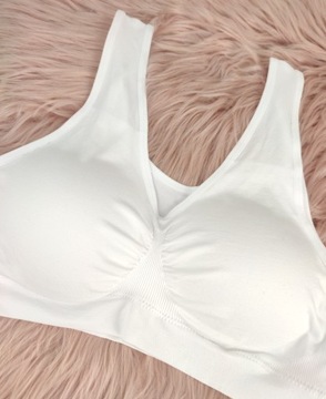 ЖЕНСКИЙ СПОРТИВНЫЙ БЮстгальтер TOP FITNESS Бюстгальтер БЕЗ ПРОВОДОВ PUSH-UP 2XL