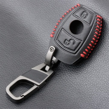 Кожаный чехол для ключей MERCEDES A B C E CLA CLS GLC ML GLA GLK