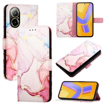 Etui Dla Realme C67 4G Portfel Kickstand Marm
