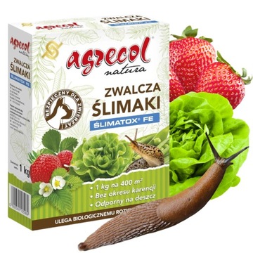 FERRAMOL ŚRODEK NA ŚLIMAKI preparat granulki BEZPIECZNY DLA ZWIERZĄT 1KG