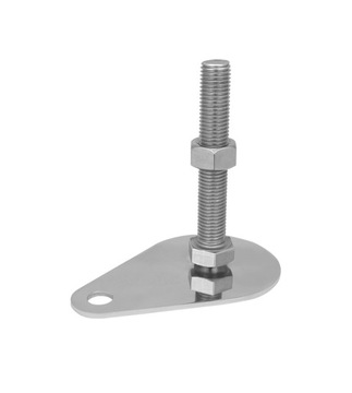 Stopka INOX do kotwienia fi 80, M16x100 - ESERS