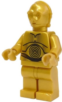 LEGO STAR WARS C-3PO Pearl Gold sw0161 10144