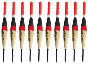 SPŁAWIKI PRZELOTOWE Z BALSY - 5gr. KOMPLET - 10 SZTUK.