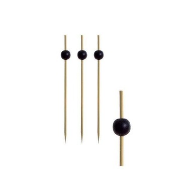 FINGERFOOD Wykałaczki Black Pearl 12,5cm 250 szt.