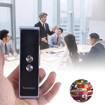 МИНИ ЭЛЕКТРОННЫЙ ДВУСТОРОННИЙ ПЕРЕВОДЧИК МГНОВЕННО 33 ЯЗЫКА BT 4.0