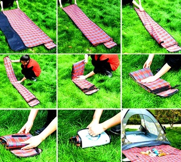 XXL КОВРИК ДЛЯ ПИКНИКА ВОДОНЕПРОНИЦАЕМОЕ ОДЕЯЛО ДЛЯ КЕМПИНГА 180x150см ВОДОНЕПРОНИЦАЕМОЕ