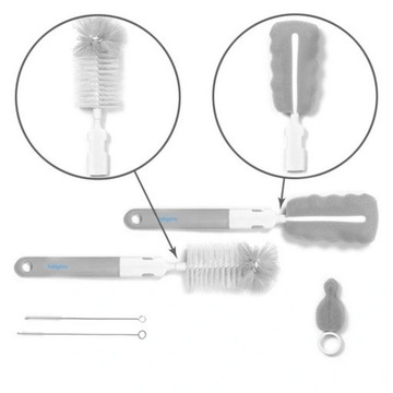 6007 ЩЕТКА ДЛЯ МЫТЬЯ БУТЫЛОЧЕК И УМЫВАНИЙ 3 ЦВЕТА BOC0600