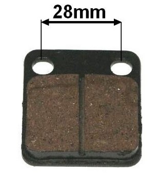 ЗАДНИЕ ТОРМОЗНЫЕ КОЛОДКИ QUAD KINGWAY 150 200 250