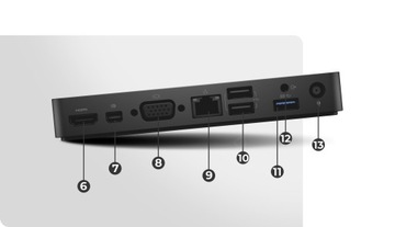 В ПОДАРОК! Док-станция DELL USB-C WD15 K17A HDMI DisplayPort VGA RJ-45