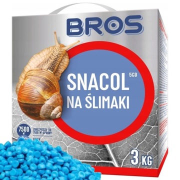 Bros SNACOL 5GB ŚRODEK TRUTKA NA ŚLIMAKI 3kg MOCNA