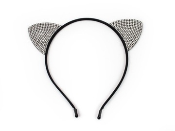 ПОВЯЗКА НА ГОЛОВУ * GLAM CAT * кошачьи ушки для мальчишника