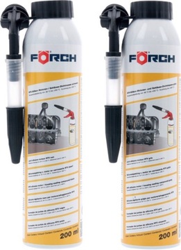FORCH K164 SILIKON RTV WYSOKOTEMPERATUROWY SZARY 200ML