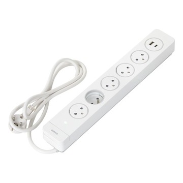 Listwa przeciwprzepięciowa 1,5m USB A+C Orno