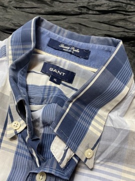 GANT REGULAR FIT /ORYGINALNA KOSZULA W KRATKĘ/ XL