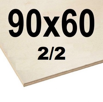 SKLEJKA 3mm 90x60 KL2/2 LASER CNC DECOUPAGE
