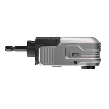 DEWALT NASADKA KĄTOWA DO WKRĘTARKI UCHWYT NA BITY HEX 1/4 LED USB DTLRA