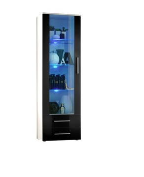WITRYNA STOJĄCA NELLY I - FRONT W.POŁYSK +LED WSH