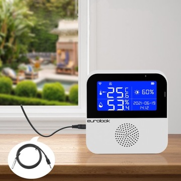 Умный датчик температуры и влажности Tuya Smarthome с Wi-Fi-зондом