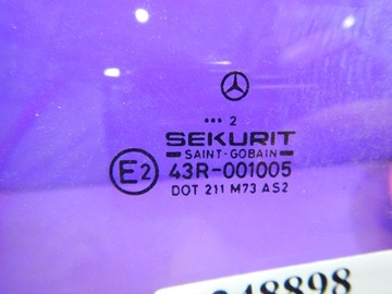 MERCEDES MB100 W631 90- SKLO (OKNO) DVEŘNÍ LEVÝ PŘEDNÍ