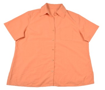 S17 BLUZKA DAMSKA POMARAŃCZOWA 46/48 PLUS SIZE