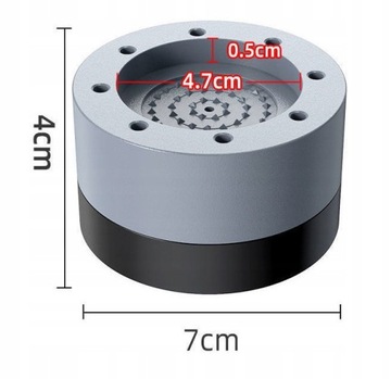 Podkładki Antywibracyjne Pod Pralkę Zmywarkę 4szt Guma Mata Antywibracyjna