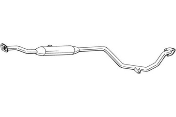 BOSAL TŁUMIK UKŁADU WYDECHOWEGO PRZÓD MITSUBISHI COLT V 1.6