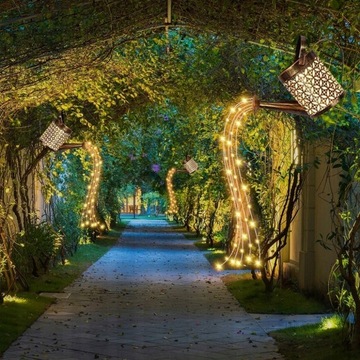 СОЛНЕЧНАЯ САДОВАЯ ЛАМПА LAMPION Led лейка 80 см